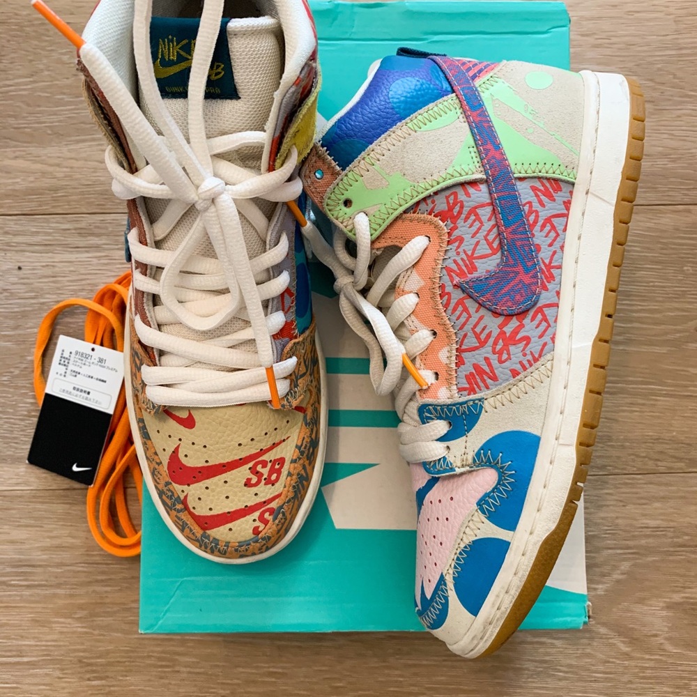 Nike SB Dunk High Thomas Campbell What the Dunk - Picture 4 of 8